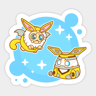 Hanejiro and HANE2 Sticker